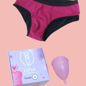 Kit cuidado menstrual (Copa menstrual + Cacheteros clásicos)