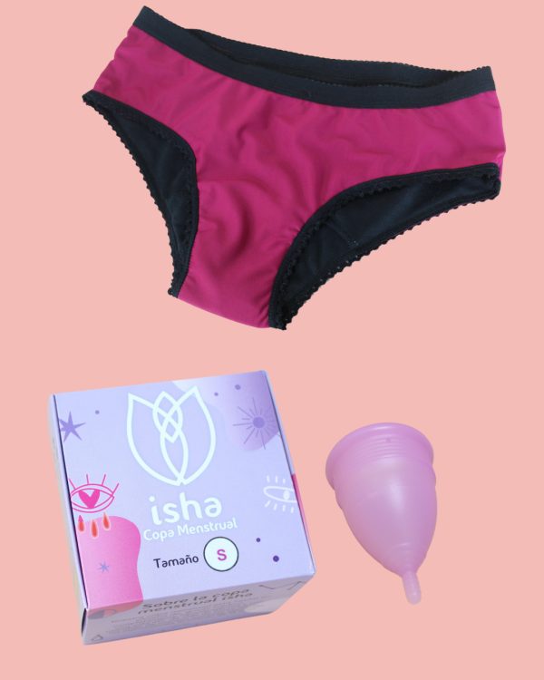 Kit cuidado menstrual (Copa menstrual + Cacheteros clásicos)